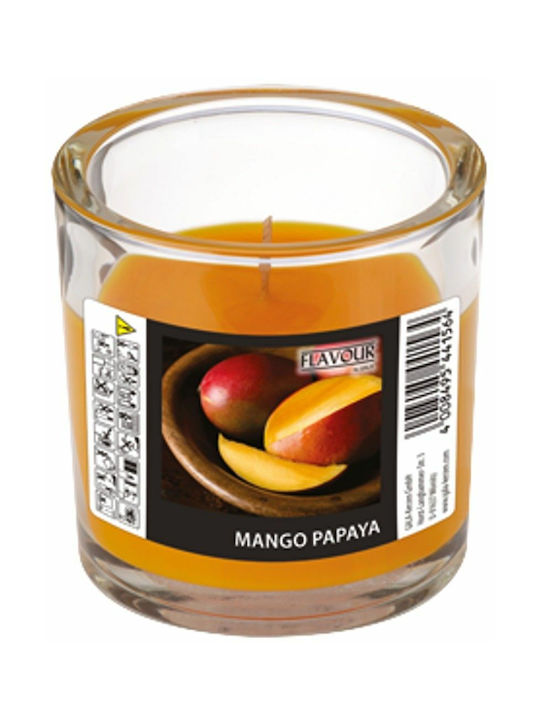 Gala Αρωματικό Κερί σε Βάζο με Άρωμα MANGO PAPAYA 9x10εκ.