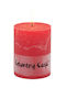 Country Casa Scented Candle Burgundy 1pcs