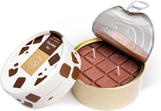Candlehand Aromatic Candle in Metal Box with Chocolate Scent 260g