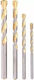 MTX Set of 4 Drills with Cylindrical Shank for Masonry