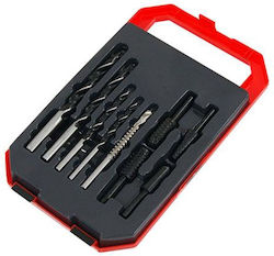 Neilsen Set of 9 Drills with Cylindrical Shank for Wood Neilsen Set of 9 Drills with Cylindrical Shank for Wood