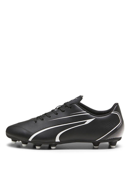 Puma Vitoria Low Football Shoes FG/AG with Cleats Black
