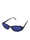 Emporio Armani Unisex Γυαλιά Ηλίου με Μπλε Κοκκάλινο Σκελετό και Μπλε Φακό EA640S 458