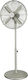 Cecotec EnergySilence 610 Steelstyle Pedestal Fan 50W Diameter 40cm Silver