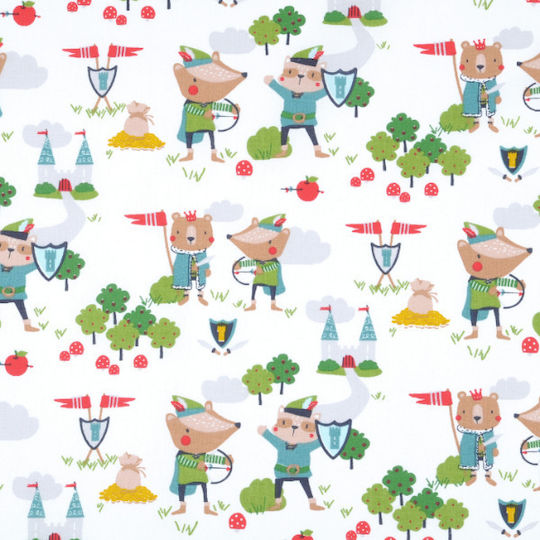 Bekleidungsstoff Baumwolle 100x160cm Grün