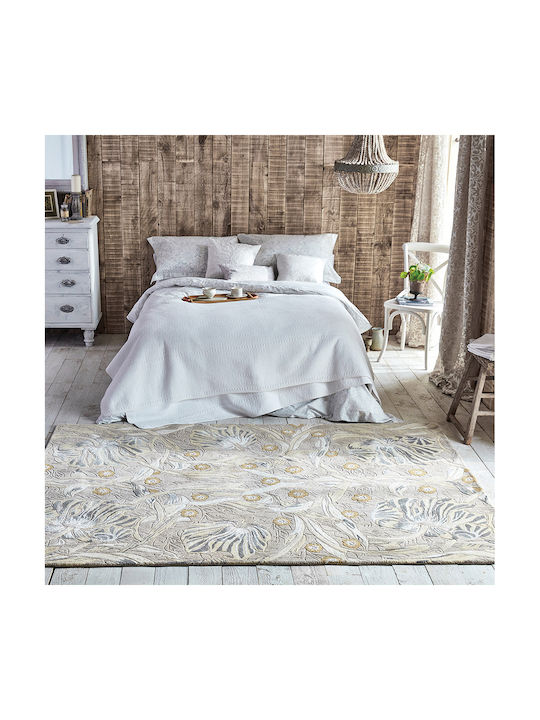 Morris & Co Pure Pimpernel Χειροποίητο Χαλί Ορθογώνιο Μάλλινο Μπεζ 140x200cm