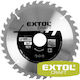 Extol Disc de tăiere Lemn cu 36 Dinti 185mm