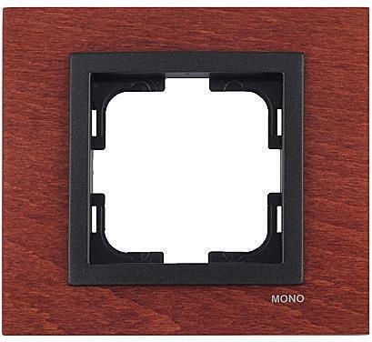 Mono Electric Πλαίσιο Διακόπτη 1 Θέσης Οριζόντιας Τοποθέτησης σε Κόκκινο Χρώμα 500-008500160
