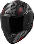 Givi H50.7 Rebel Black/Red Κράνος Μηχανής Full ...