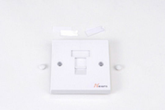 Nexans Network-Telephone Socket Front in White Color N423.635