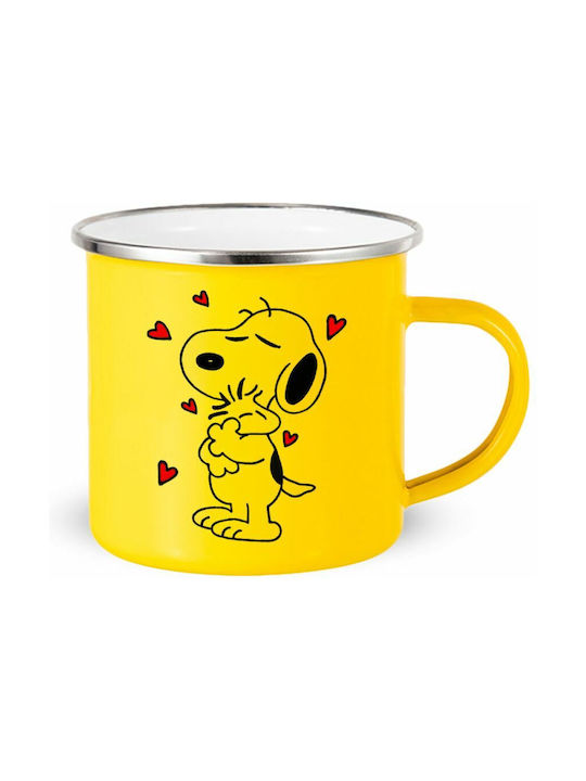 Koupakoupa Enamel Cup Yellow 330ml