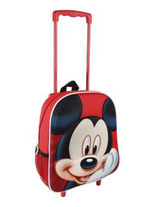 Disney Mickey Schulranzen Trolley Kindergarten Rot