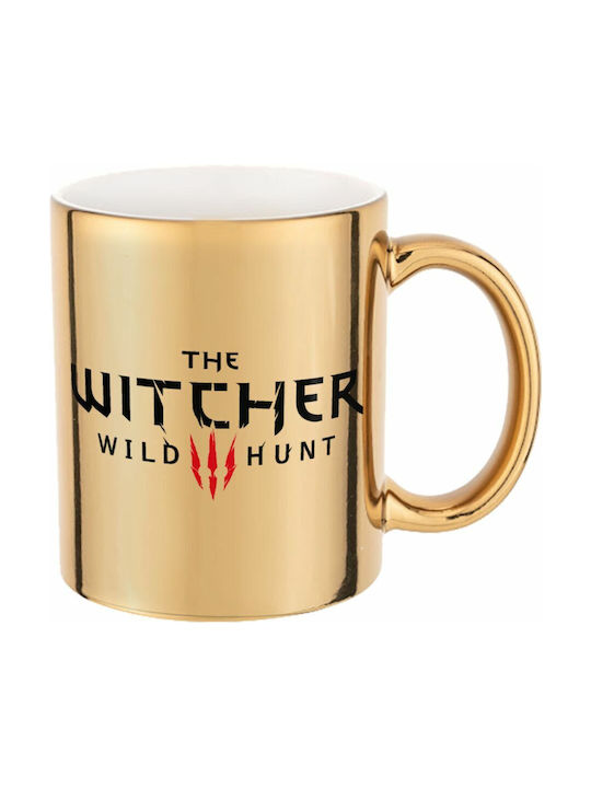 Koupakoupa Cană din Porțelan Aurie 330ml