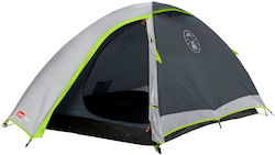 Coleman Darwin 2 Cort Camping Igloo Gri cu Dublu Strat 4 Sezoane pentru 2 Persoane 210x140x100cm