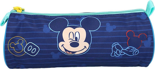 Disney Mouse Ученически Несесер Цилиндър Син