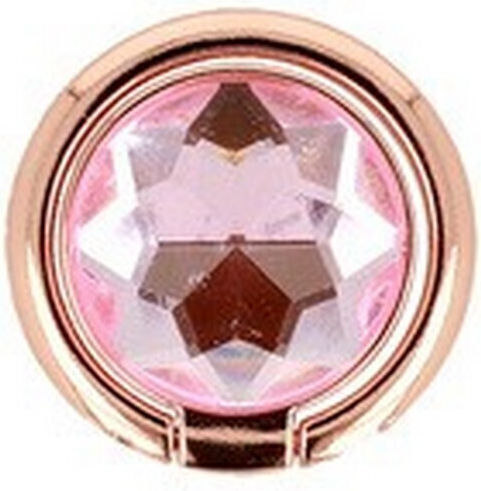 Crystal Ring Holder Κινητού σε Ροζ χρώμα