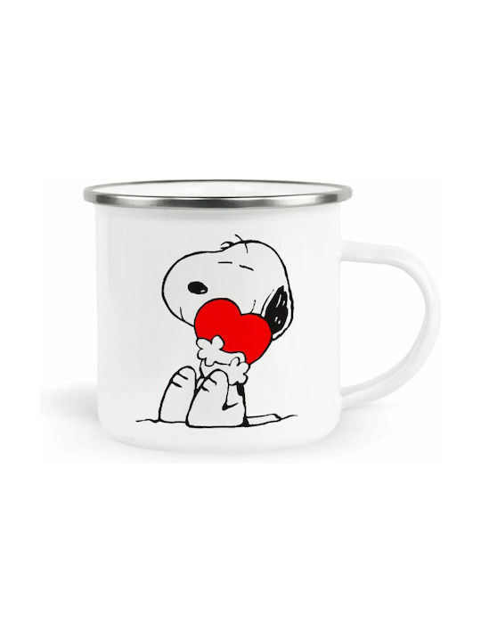 Koupakoupa Чаша Емайл Бяла 330мл