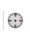 Lumarko Leise Antikes Wanduhr Hölzernes Braun Ø70cm