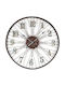 Justaminute Antikes Wanduhr Metallisch Braun Ø60cm