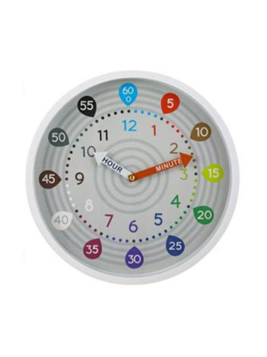 Wall Clock Plastic Multicolour