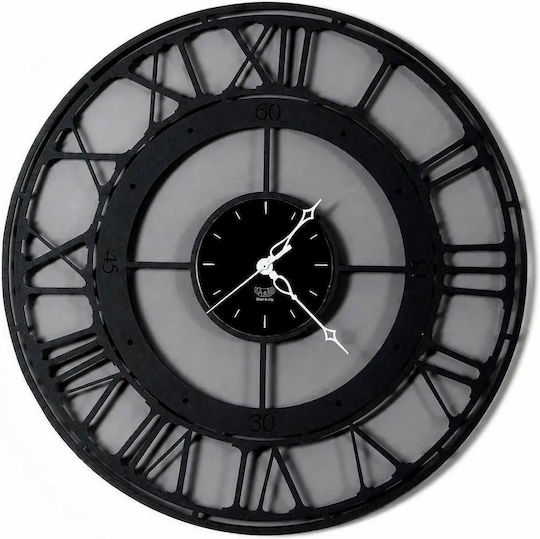 Arti E Mestieri Arti E Mestieri Wanduhren Metallisch Schwarz Ø50cm