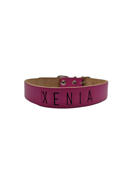 ByLeather Κολάρο Δερμάτινο σε Ροζ χρώμα Small 45cm ByLeather Κολάρο Δερμάτινο σε Ροζ χρώμα Small 45cm