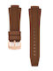 Bobroff Rubber Strap Brown 15mm