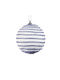 Hanging Ball Ornament Ornament Plastic Purple 8cm