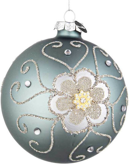 Ornament suspendat Glob De sticlă Turcoaz 10buc