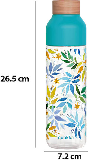 Quokka Kids Water Bottle Plastic with Screw Cap Non Spill 840ml