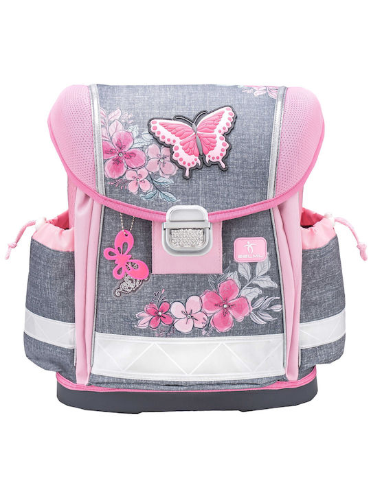 Belmil Elegant Schulranzen Rucksack Kindergarten in Rosa Farbe 19Es