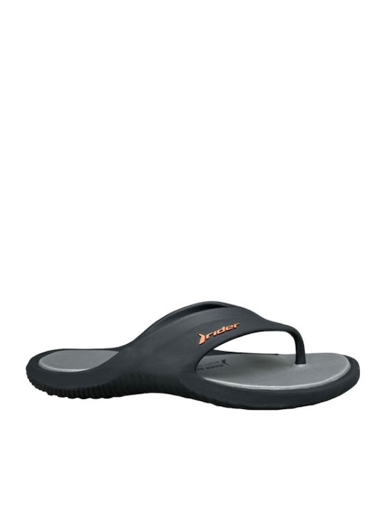 Rider Cape Slapi Bărbați Flip Flops Negri/Roșii