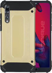 Sonique Heavy Armor Umschlag Rückseite Silikon / Kunststoff 2mm Gold (Huawei P20 Pro)