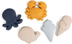 Filibabba Silicone Beach Bucket Set with Accessories (5pcs) Filibabba Silicone Beach Bucket Set with Accessories (5pcs)