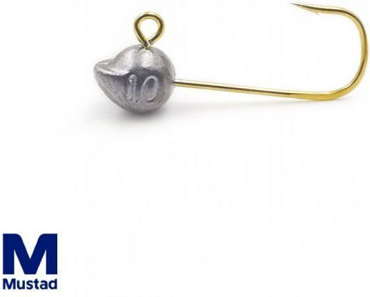Mustad Head Μολυβοκεφαλή Ψαρέματος Σετ 5τμχ 3gr