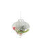 Hanging Ornament Pine Glass Transparent 8x8cm