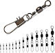 VMC Black Fishing Wire Split Ring
