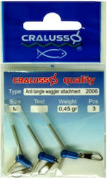 Cralusso Fishing Snap 0.3gr Set 3 Pieces
