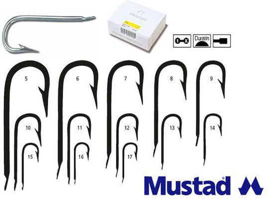 Mustad 912TD 14 Fishing Hook No14