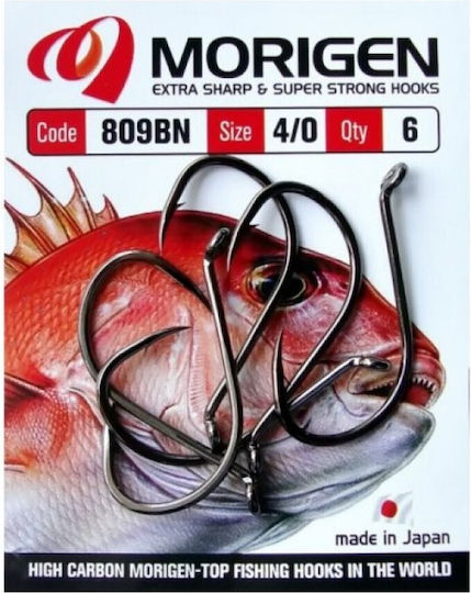Morigen 809BN Fishing Hooks Set 10pcs No1/0