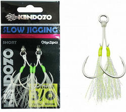 Kendozo Lures Slow Jigging Double Assist Angelhaken No10 KDZ10D-**