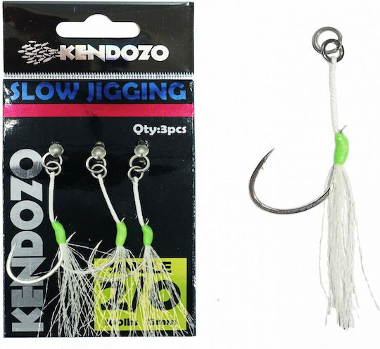 Kendozo Lures Slow Assist Hook Single Fishing Hook No4