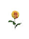 Kaemingk Artificial Decorative Branch Yellow 75cm 1pcs