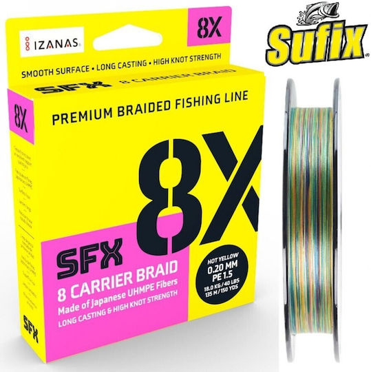 Sufix SFX 8X Fishing Filament 300m / 0.205mm / 10kg