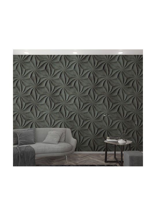 Wallpaper Vinyl Gray L270xW159cm Washable