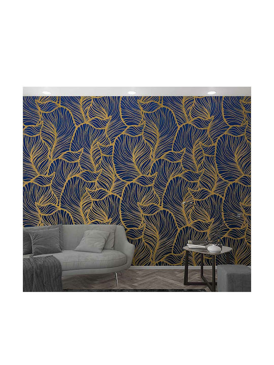 Wallpaper Vinyl Blue L270xW159cm Washable