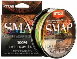 Ryobi SMAP x8 Braid Fischereifaden Länge 100m