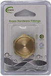 Male Cap Brass 1" 080116