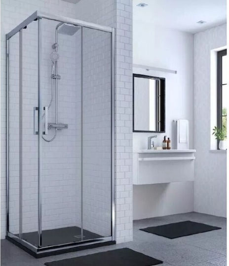 Ideal Standard Connect 2 Кабинет Душ с Плъзгащи се Врата 80x80x195.5см Chrome Ideal Standard Connect 2 Кабинет Душ с Плъзгащи се Врата 80x80x195.5см Chrome