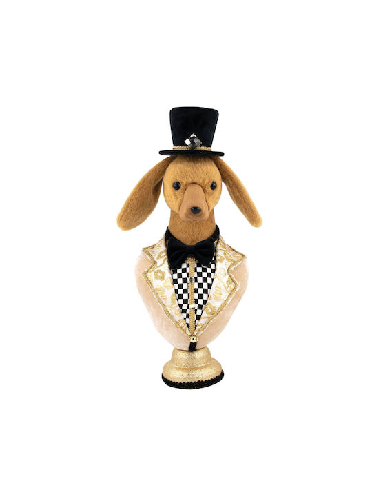 Decorative Dog made of Fabric 24x21x55cm 1pcs